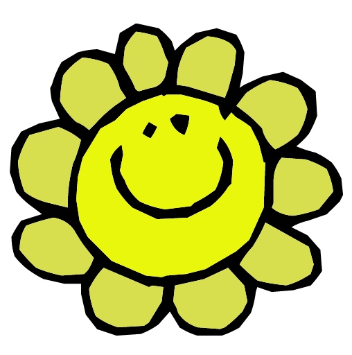 free clipart happy flowers - photo #3
