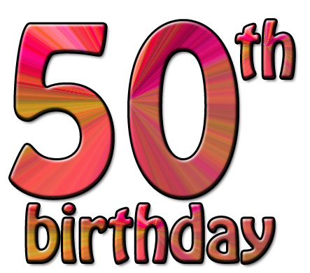 free clipart 50th birthday