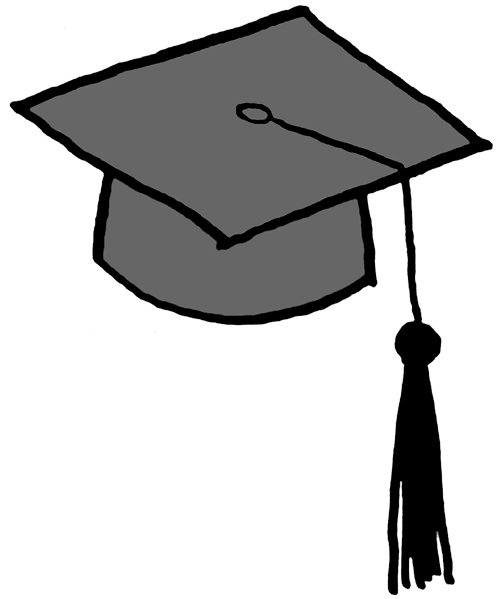 free clip art of a graduation cap - photo #15